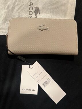 Lacoste Zip Wallet NWT